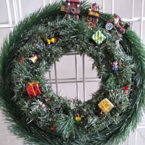 Avon Christmas Train Wreath